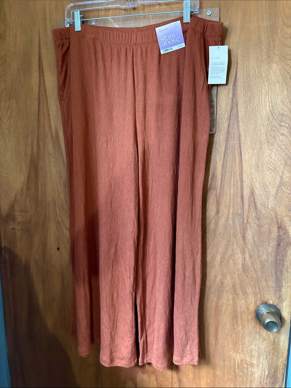 Stars Above Rust Wide Leg Pants